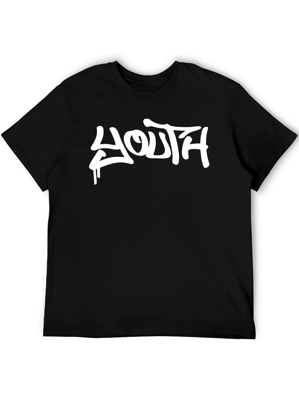 Youth Graffiti Style Black T-Shirt