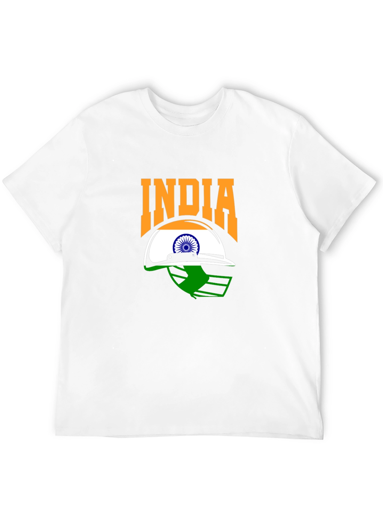 India Cricket Fan T-Shirt - Black Graphic Tee
