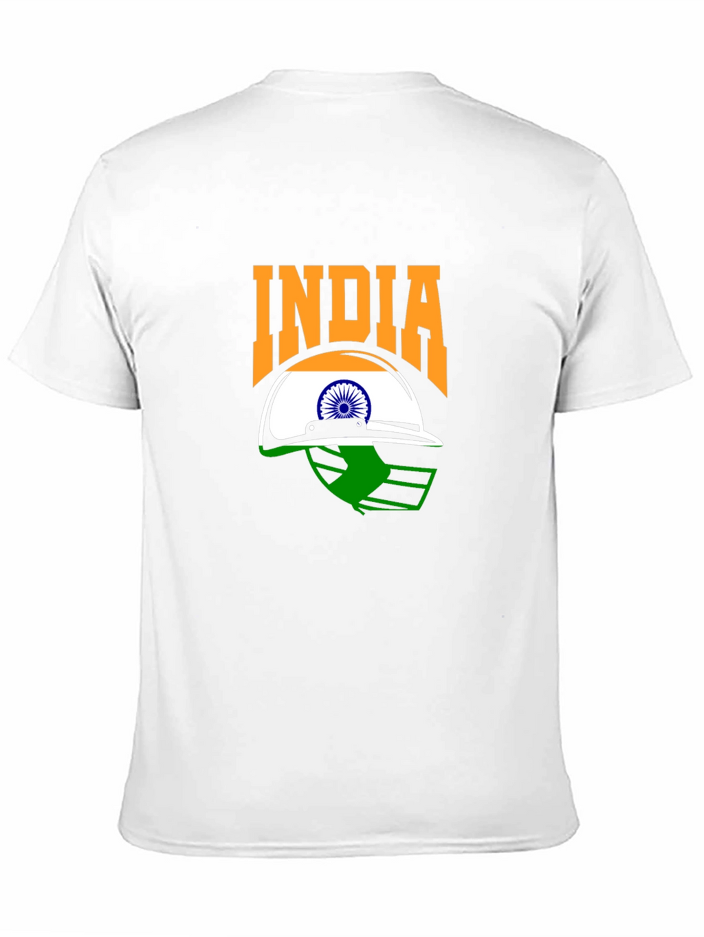 India Cricket Fan T-Shirt - Black Graphic Tee