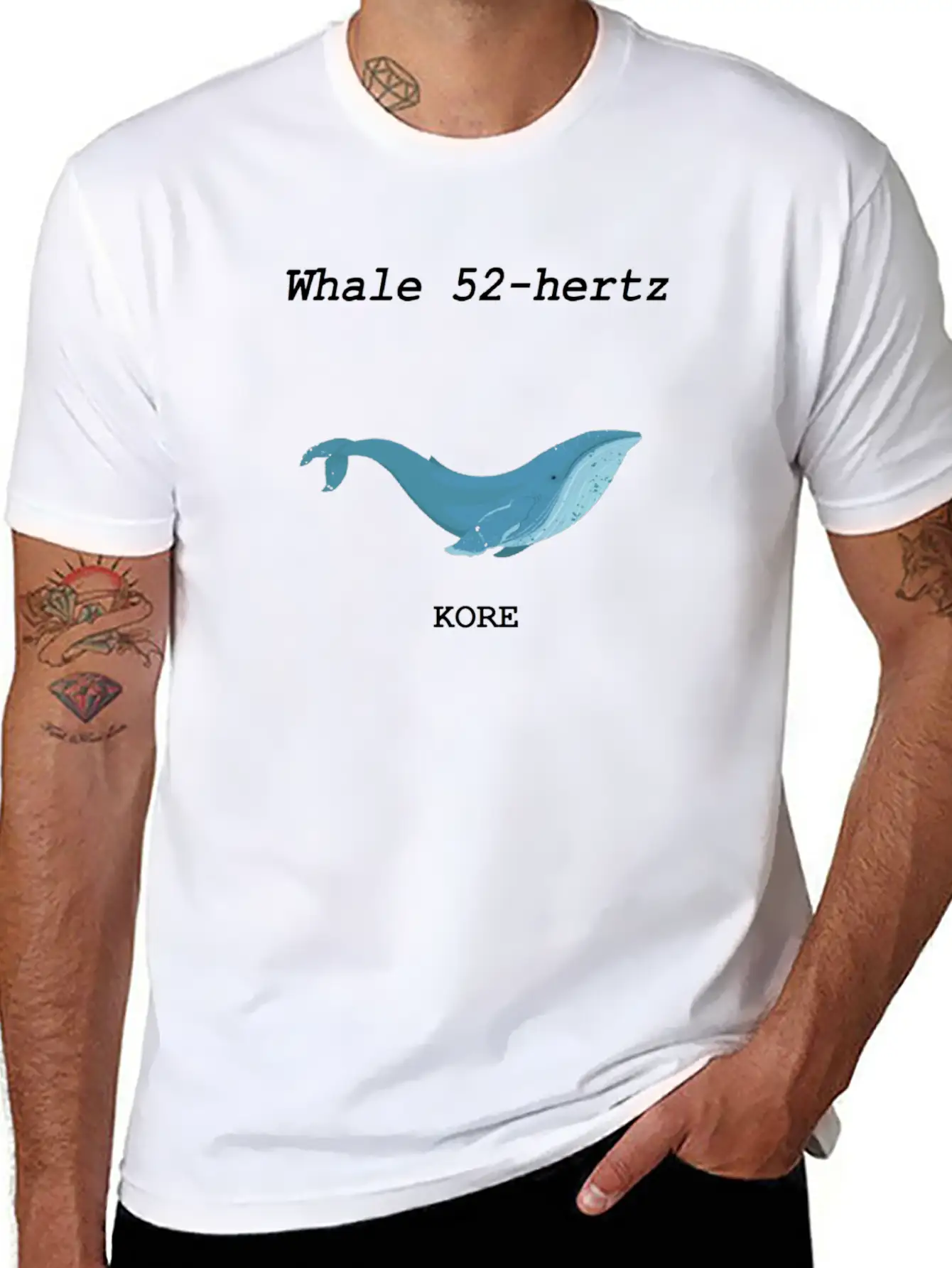 Whale 52 Breathable Graphic T-Shirt – Perfect For Casual Days