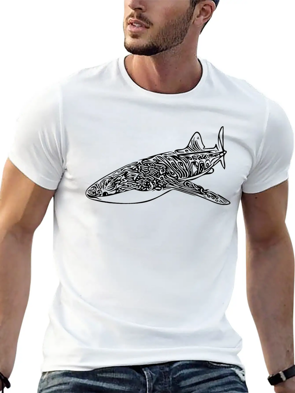 Whale Shark Stylish Everyday T-Shirt – Unisex Basic Cotton Tee