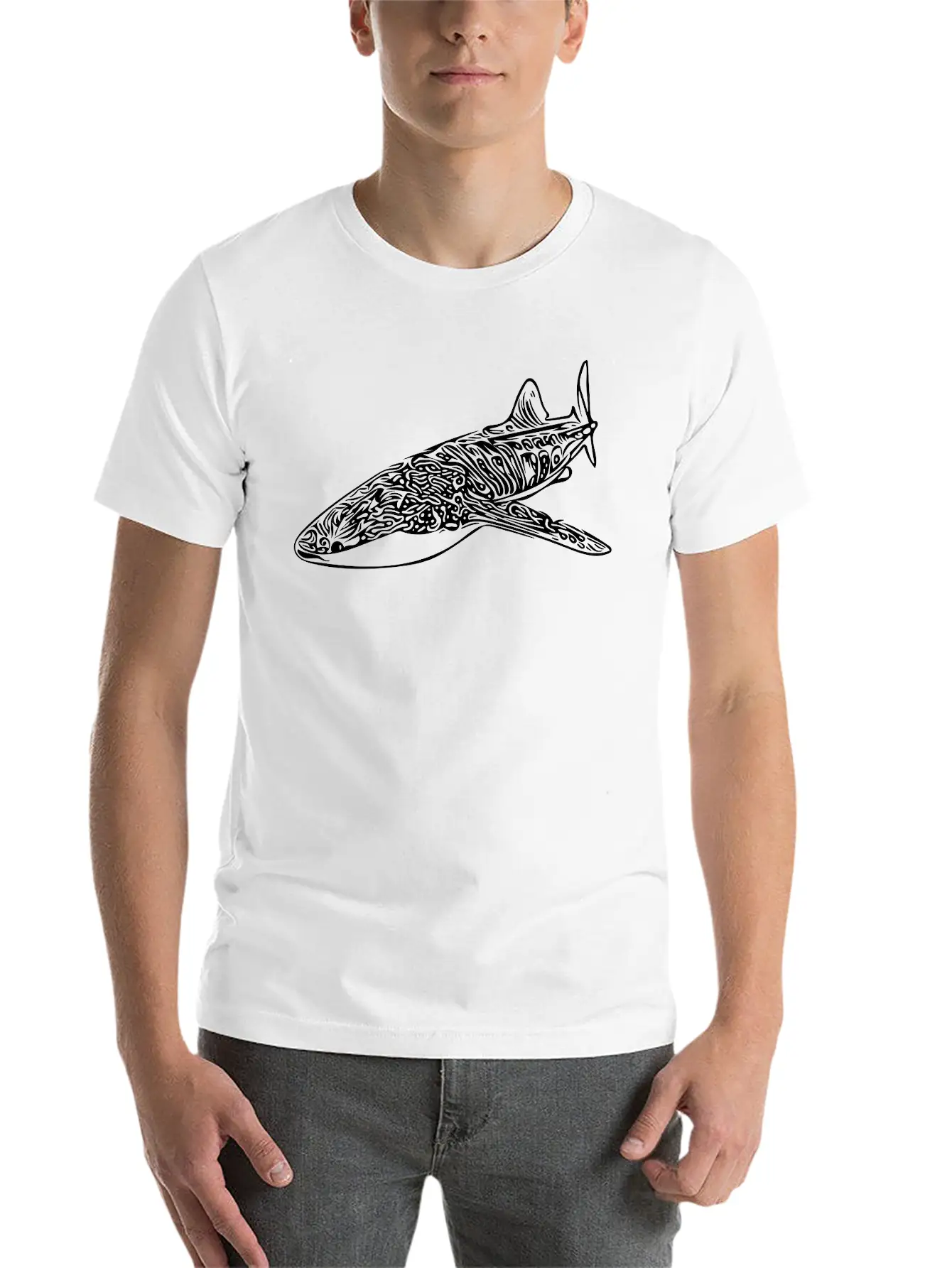 Whale Shark Stylish Everyday T-Shirt – Unisex Basic Cotton Tee