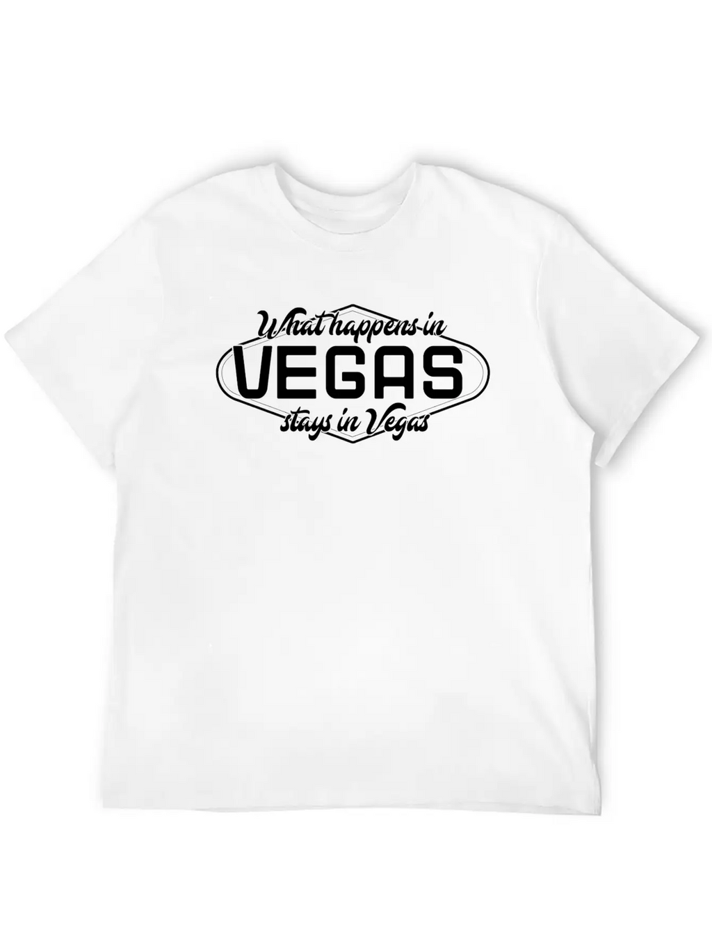 What Happens In Vegas Stays In Vegas Timeless Short Sleeve Tee – Comfy And Minimalist Design