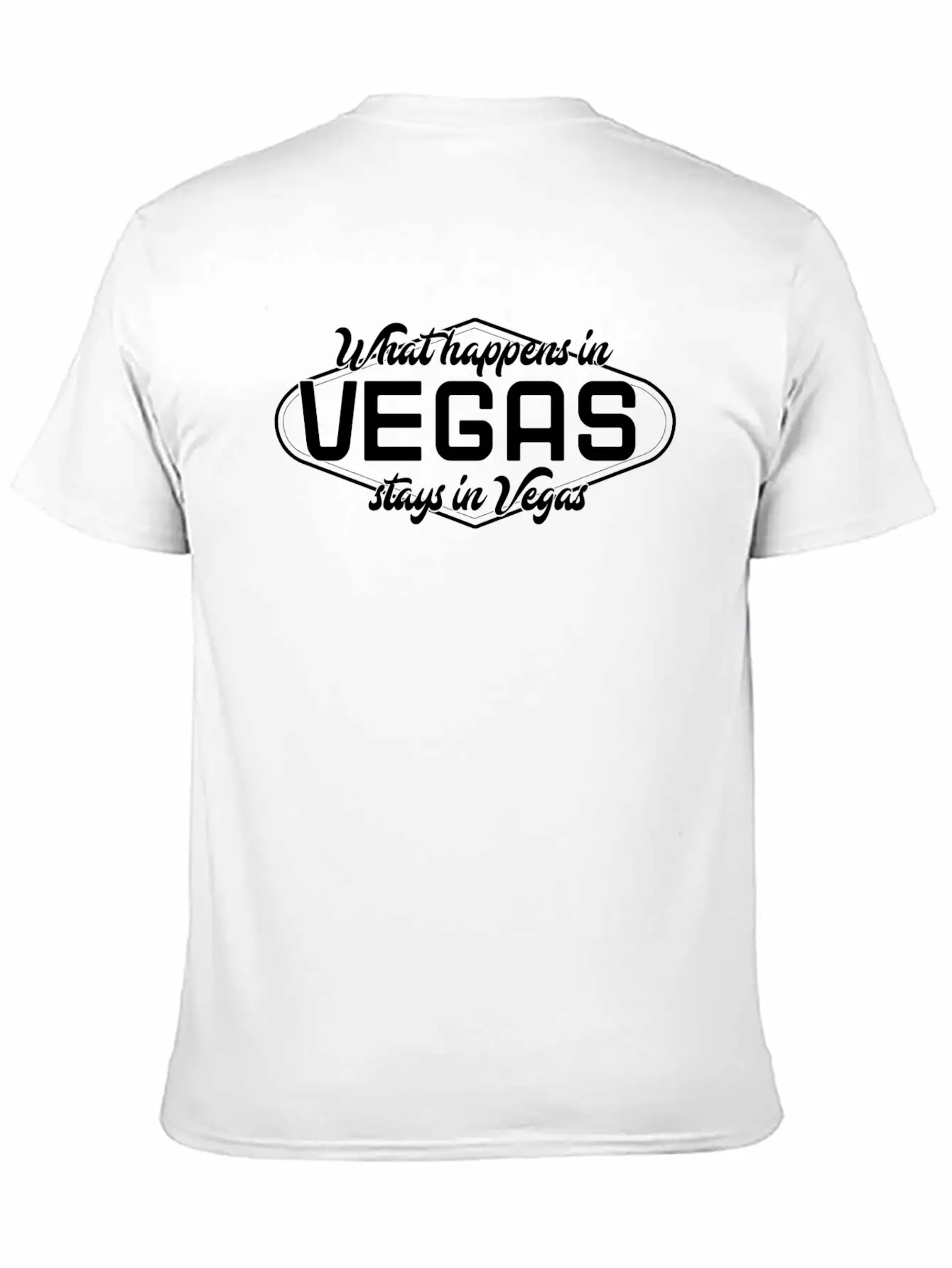 What Happens In Vegas Stays In Vegas Timeless Short Sleeve Tee – Comfy And Minimalist Design