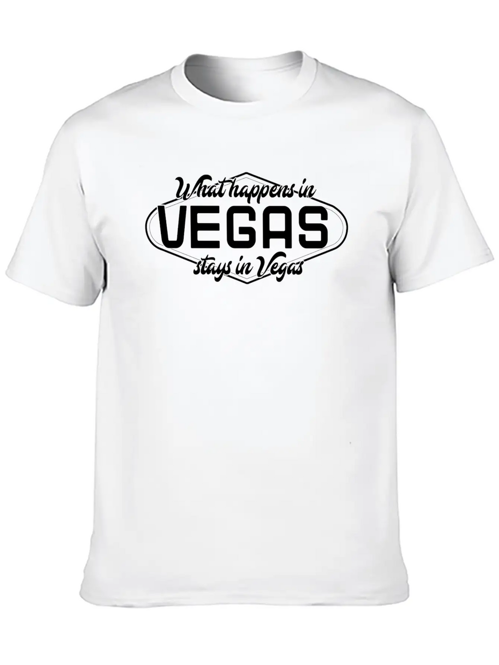 What Happens In Vegas Stays In Vegas Timeless Short Sleeve Tee – Comfy And Minimalist Design