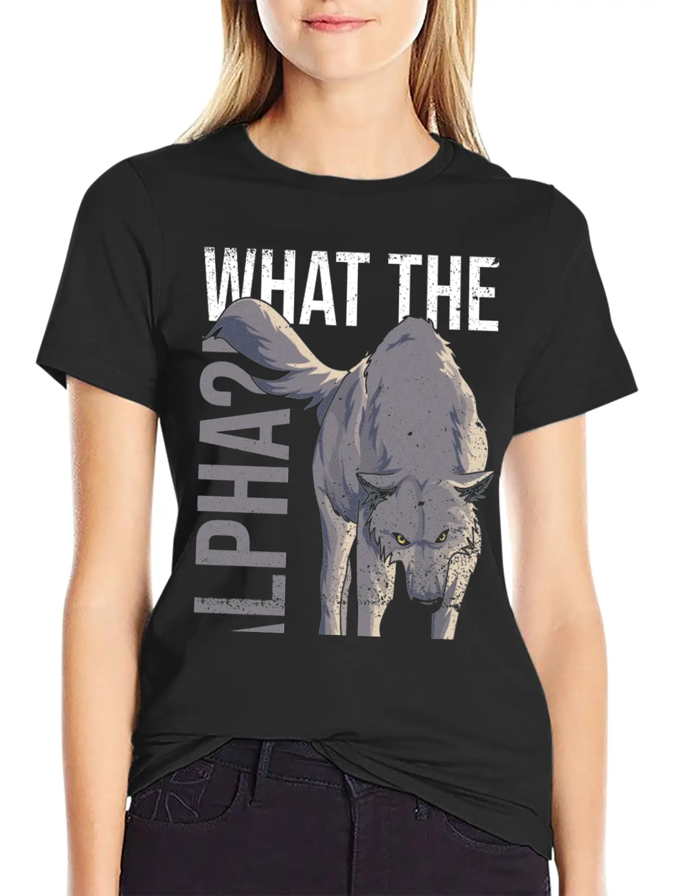 What The Alpha?! Quote For A Wolf Expert Relaxed Everyday Tee – Lightweight And Durable Cotton