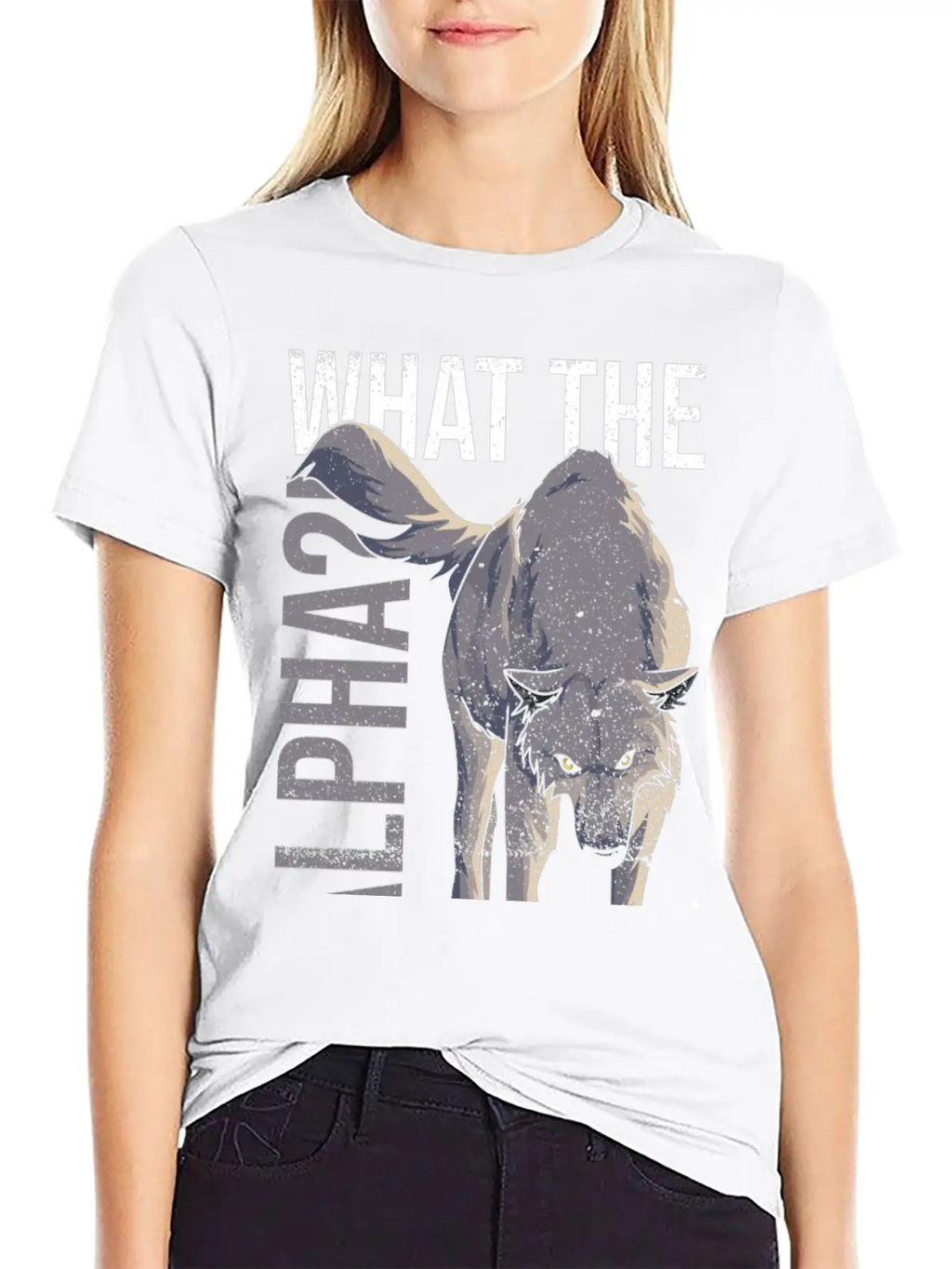 What The Alpha?! Quote For A Wolf Expert Relaxed Everyday Tee – Lightweight And Durable Cotton