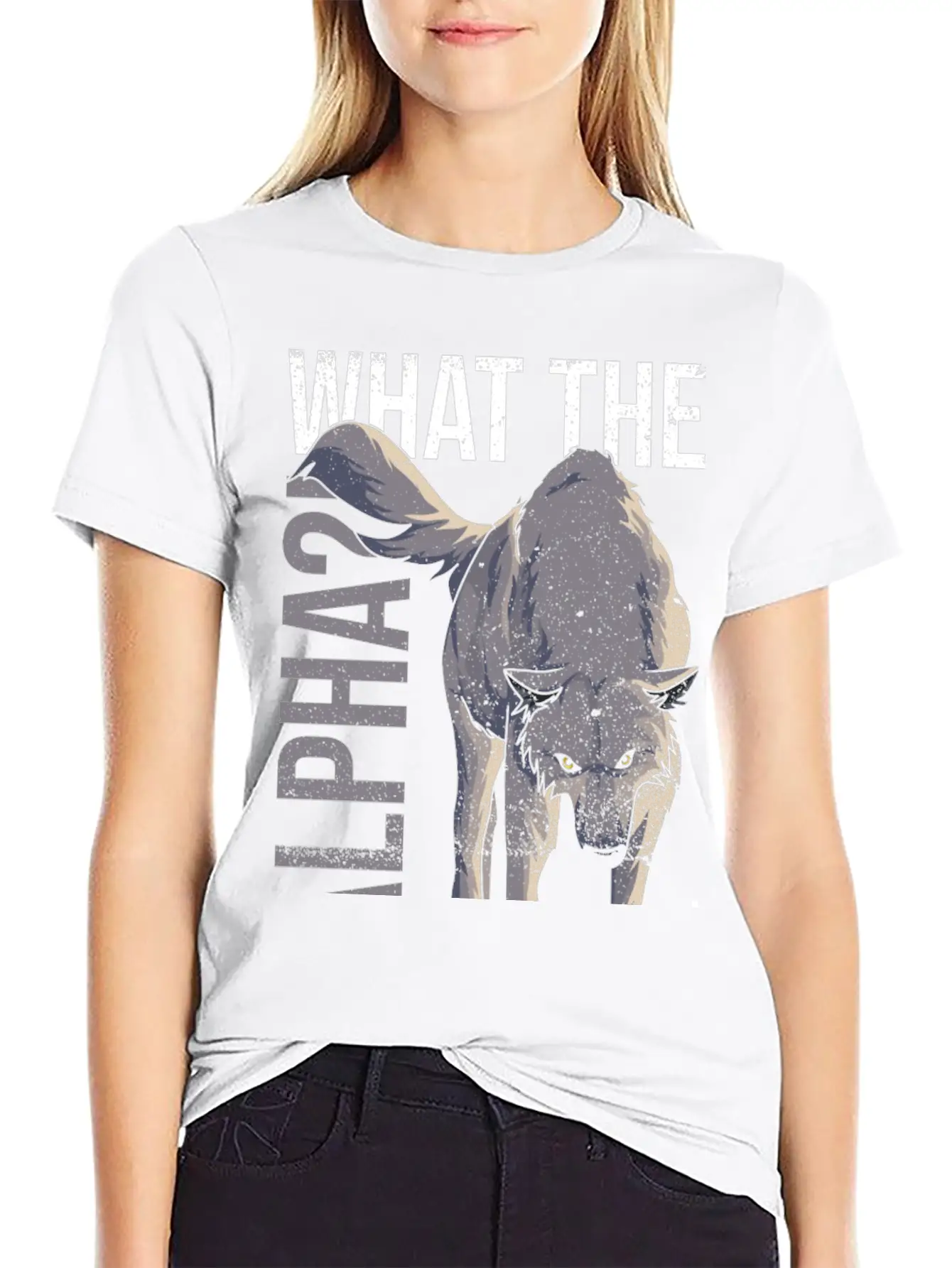 What The Alpha?! Quote For A Wolf Expert Relaxed Everyday Tee – Lightweight And Durable Cotton