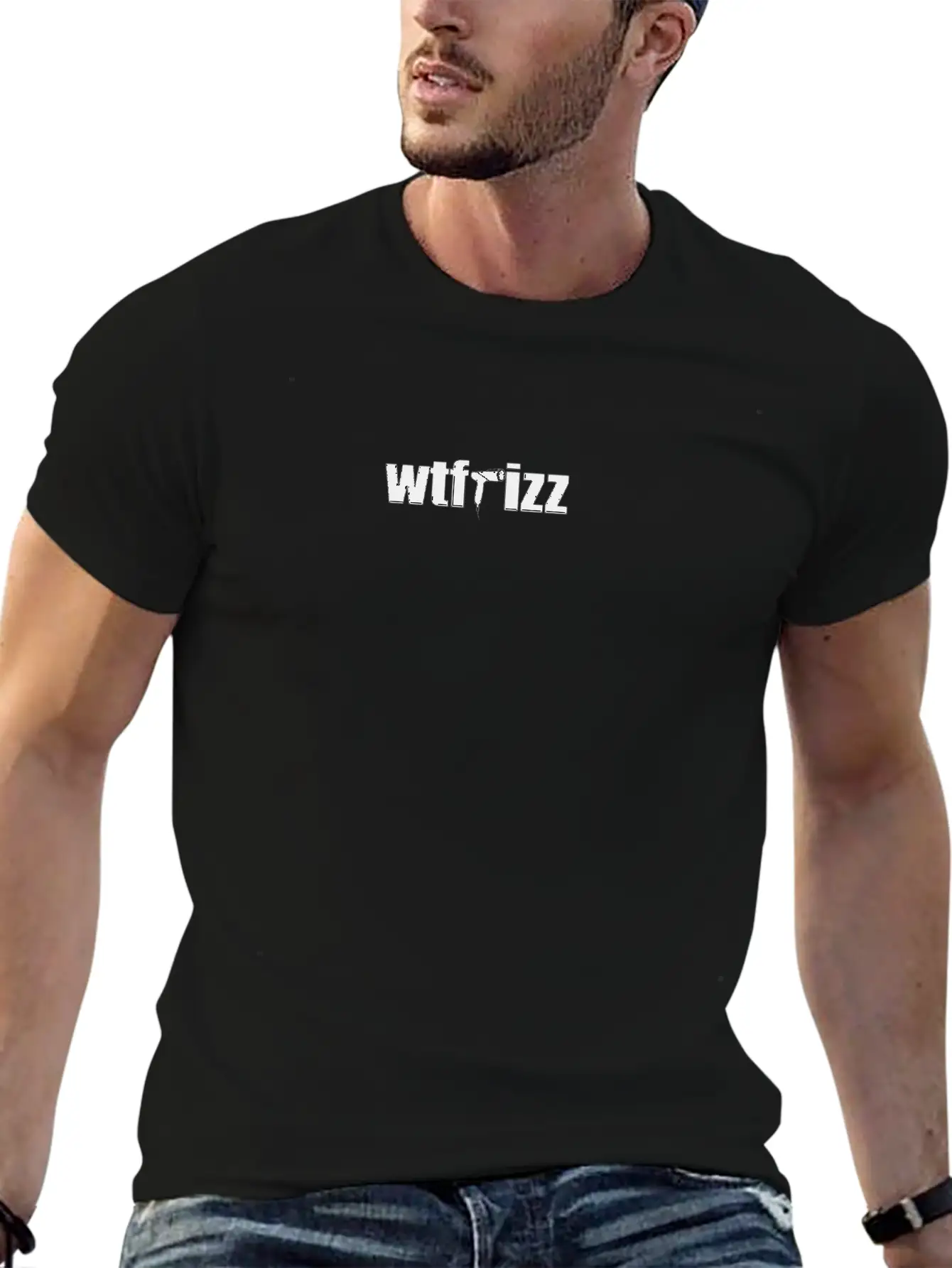 What The Frizz: Loading... Breathable Soft Cotton T-Shirt – Timeless Casual Look