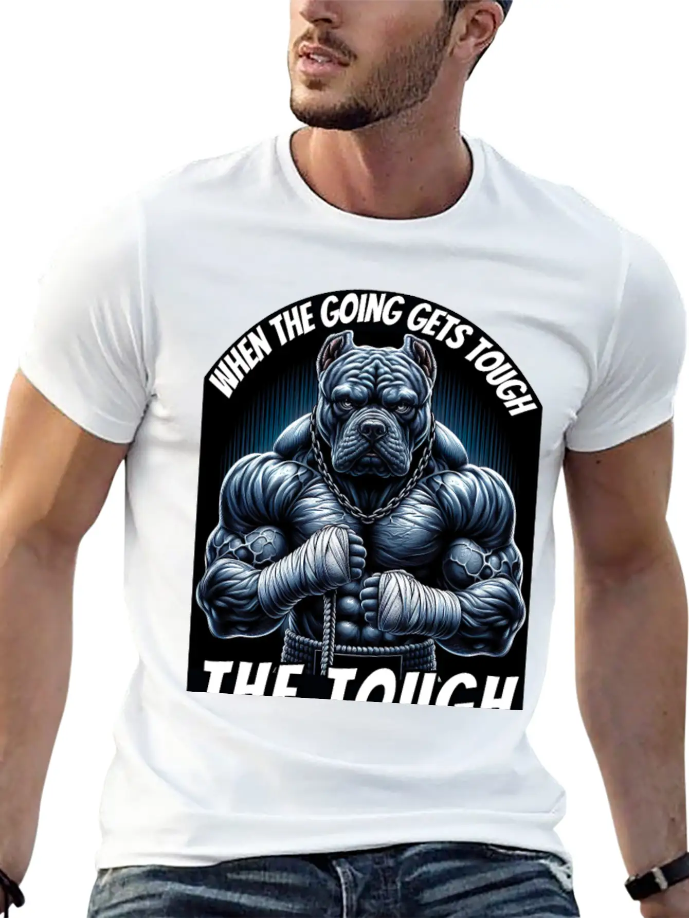 When The Going Gets Tough, The Tough Keep Going Unisex Casual T-Shirt – Clean Design For Daily Comfort
