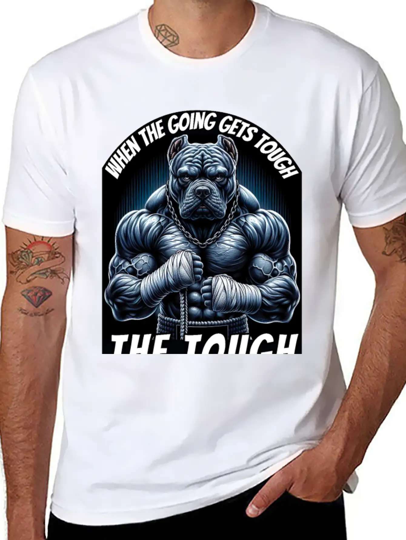 When The Going Gets Tough, The Tough Keep Going Unisex Casual T-Shirt – Clean Design For Daily Comfort