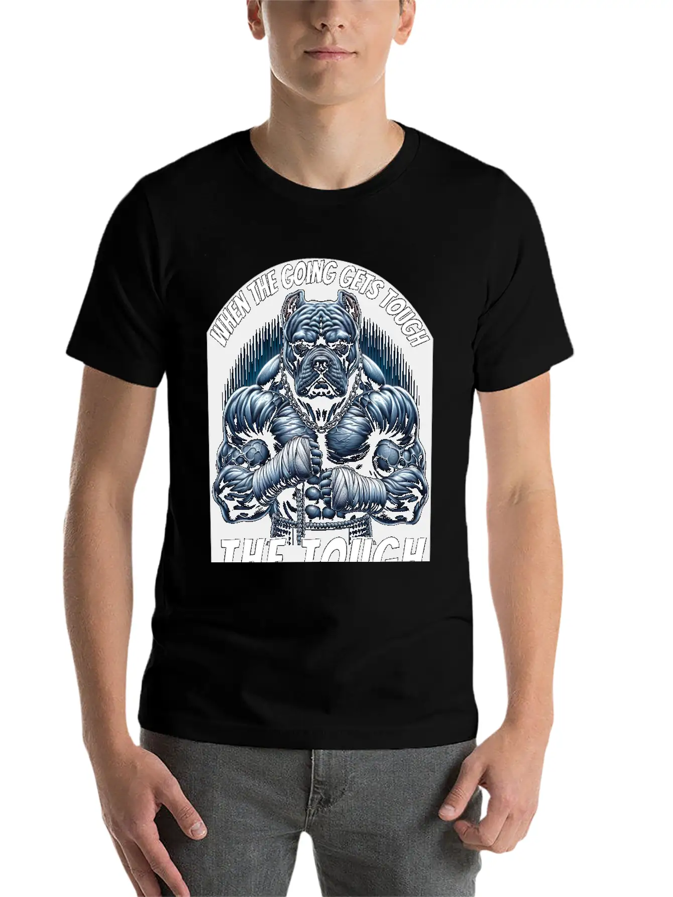 When The Going Gets Tough, The Tough Keep Going Unisex Casual T-Shirt – Clean Design For Daily Comfort