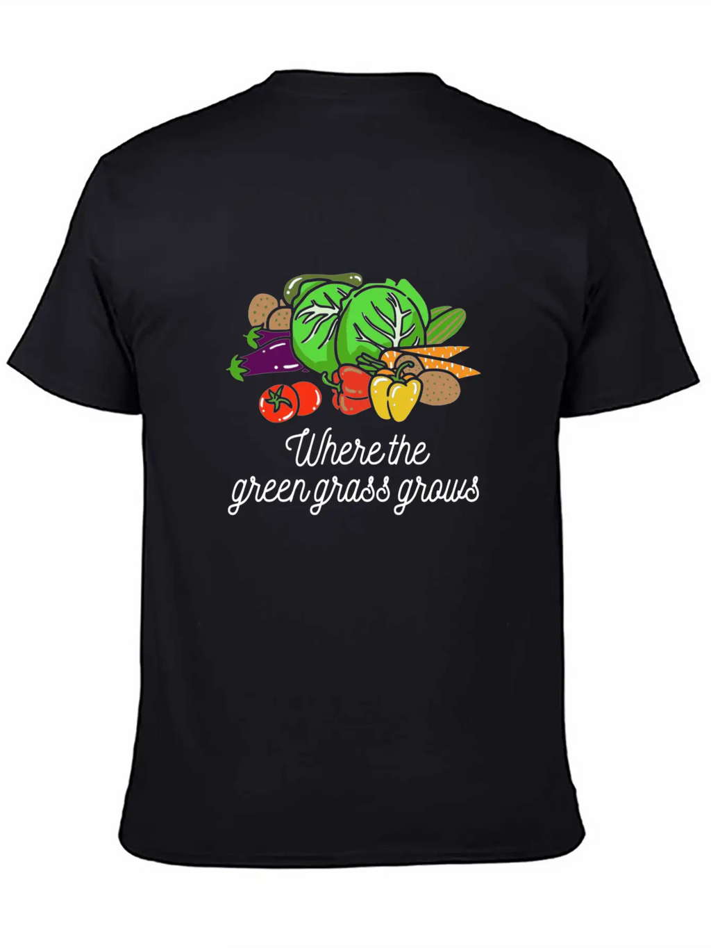 Where The Green Grass Grows Essential Cotton Tee For Daily Outfits – Unisex Style
