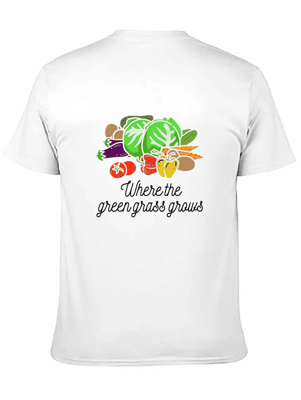 Where The Green Grass Grows Essential Cotton Tee For Daily Outfits – Unisex Style