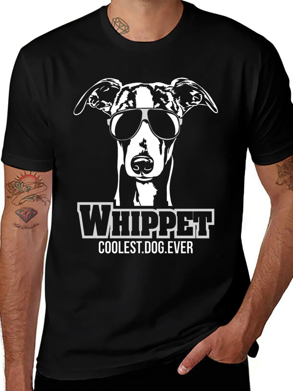 Whippet Dog Coolest Dog Ever Dog Mom Unisex Casual T-Shirt – Clean Design For Daily Comfort
