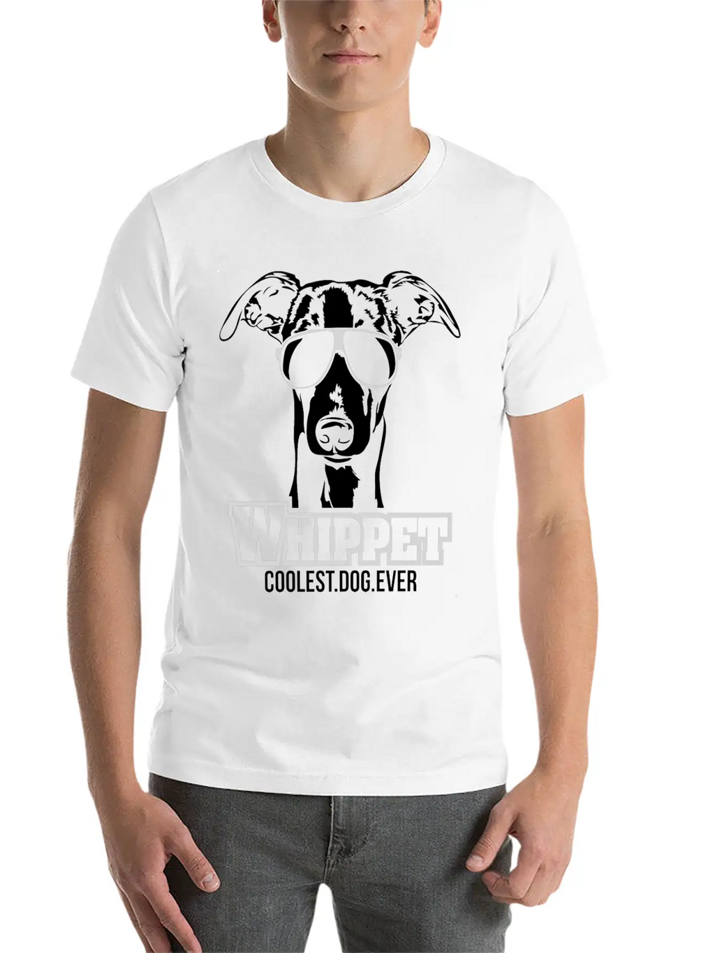 Whippet Dog Coolest Dog Ever Dog Mom Unisex Casual T-Shirt – Clean Design For Daily Comfort