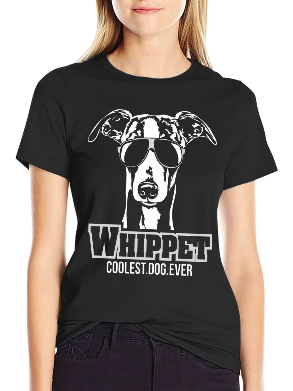 Whippet Dog Coolest Dog Ever Dog Mom Unisex Casual T-Shirt – Clean Design For Daily Comfort