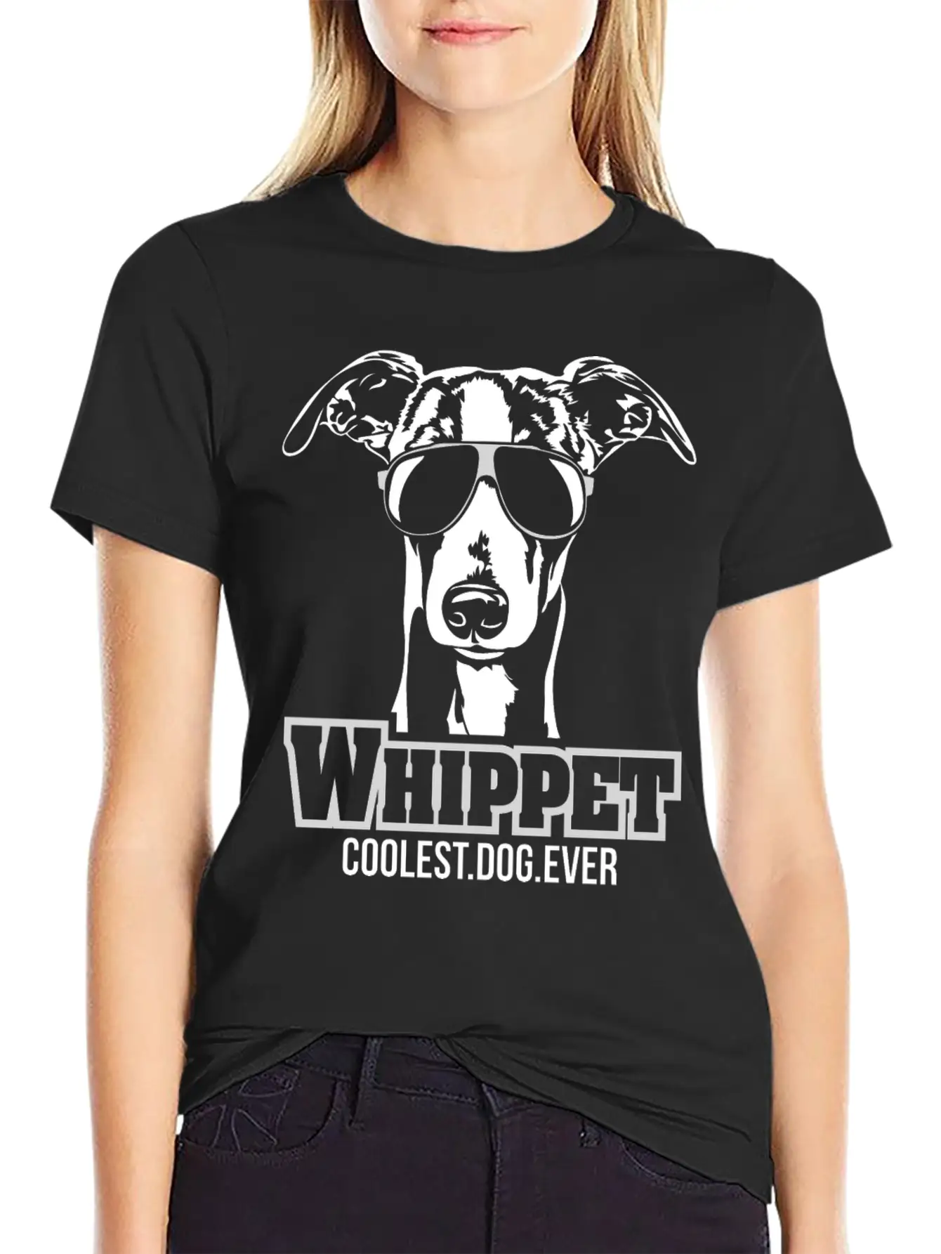 Whippet Dog Coolest Dog Ever Dog Mom Unisex Casual T-Shirt – Clean Design For Daily Comfort