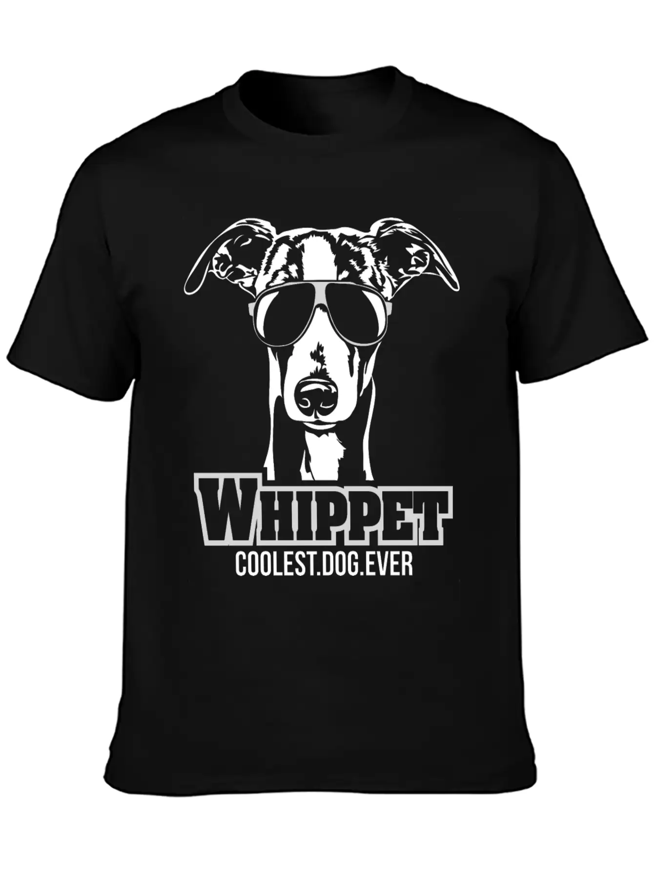 Whippet Dog Coolest Dog Ever Dog Mom Unisex Casual T-Shirt – Clean Design For Daily Comfort