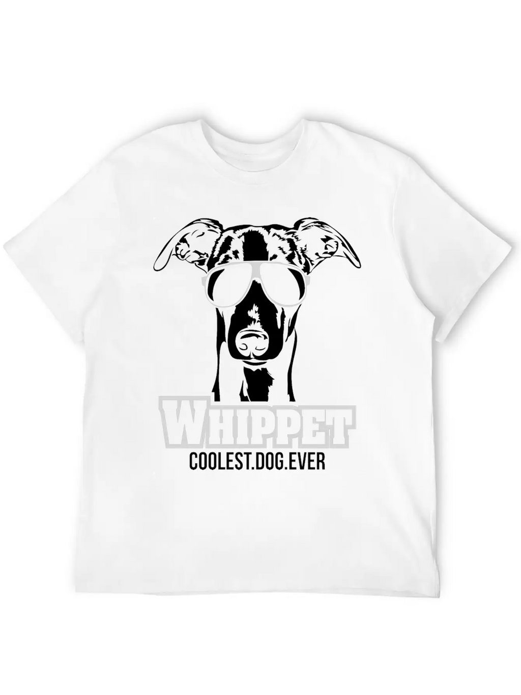 Whippet Dog Coolest Dog Ever Dog Mom Unisex Casual T-Shirt – Clean Design For Daily Comfort