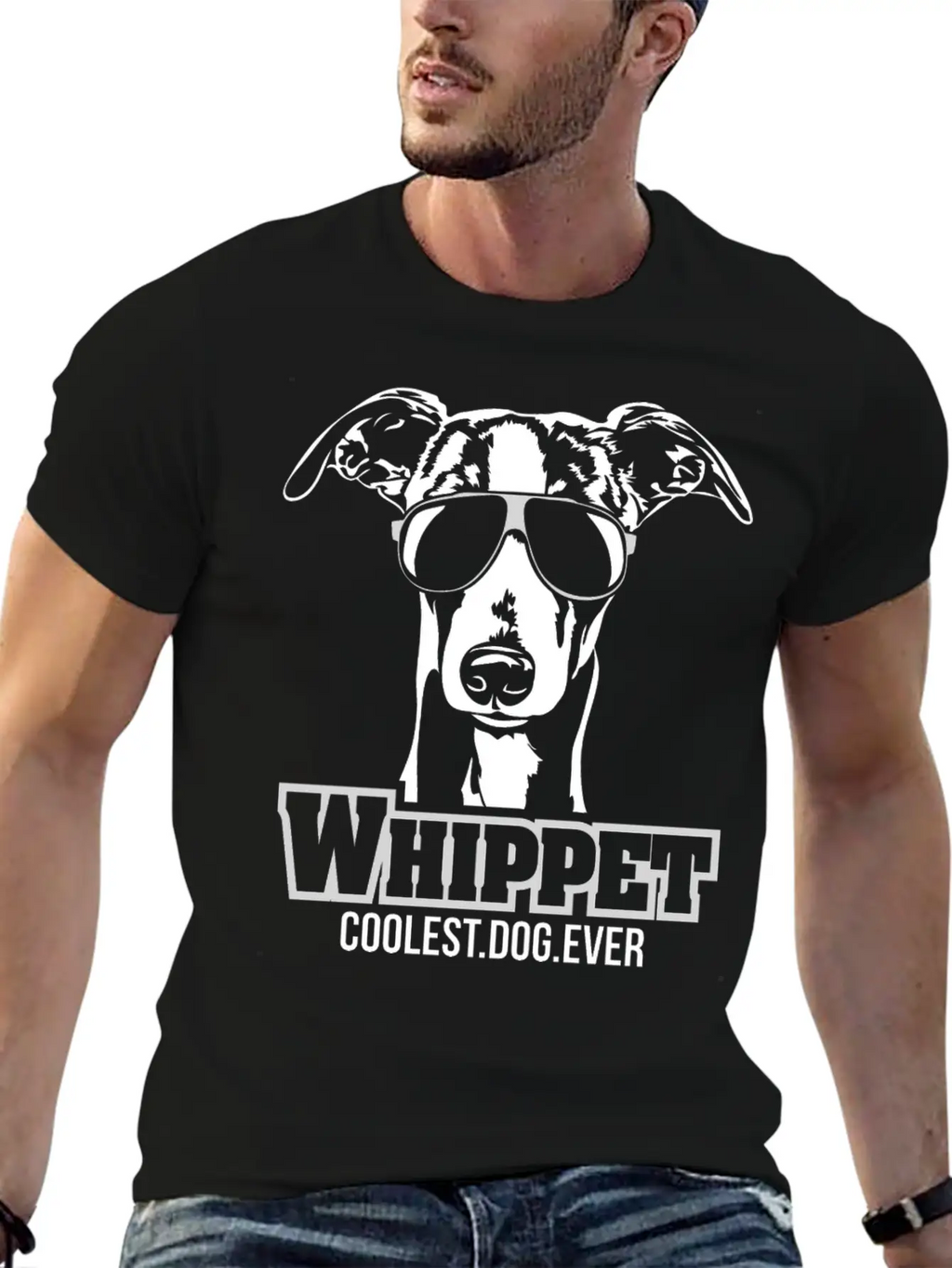Whippet Dog Coolest Dog Ever Dog Mom Unisex Casual T-Shirt – Clean Design For Daily Comfort
