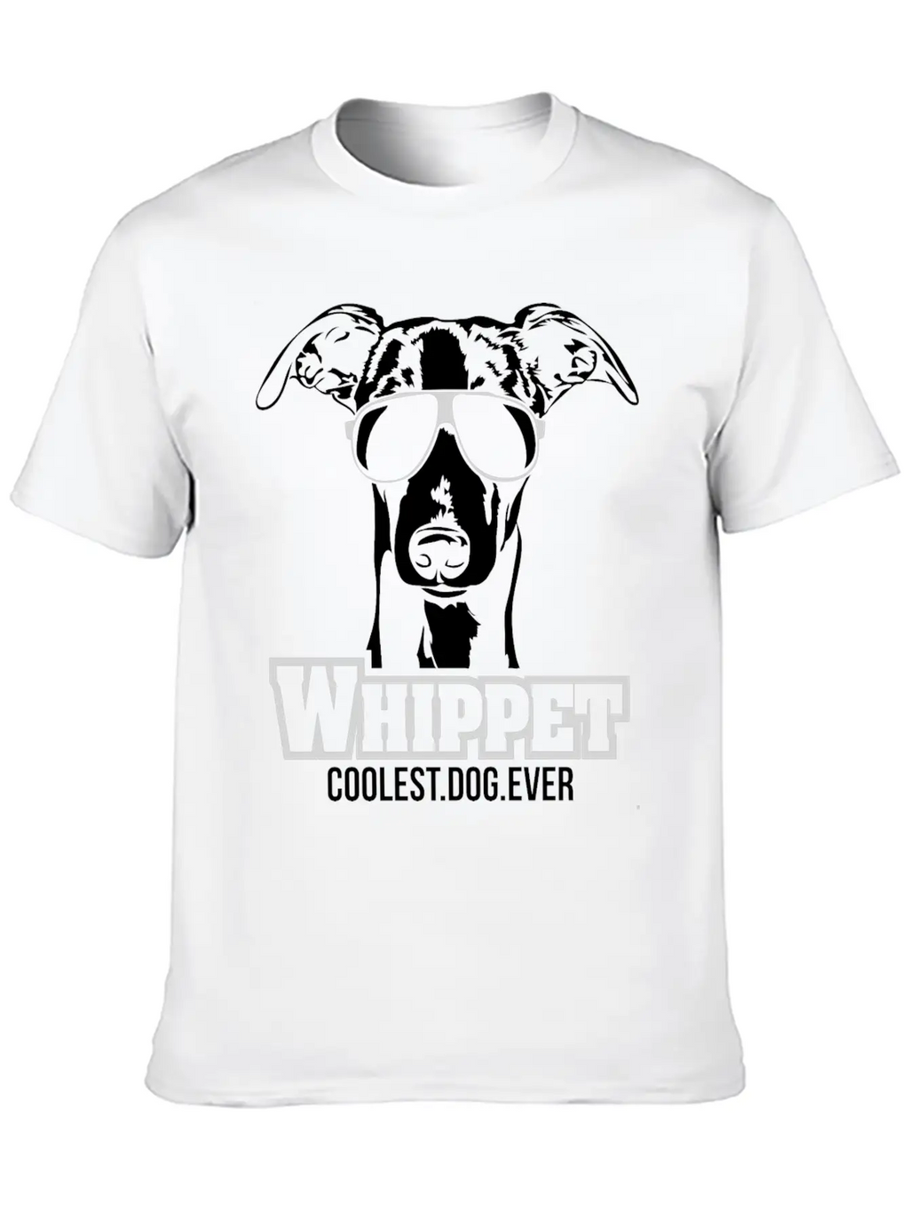 Whippet Dog Coolest Dog Ever Dog Mom Unisex Casual T-Shirt – Clean Design For Daily Comfort