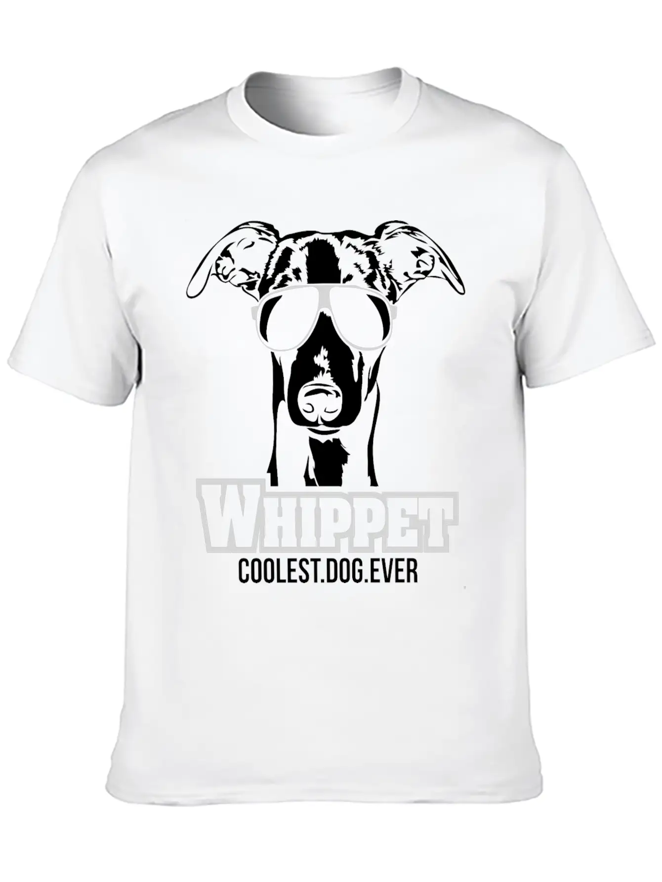 Whippet Dog Coolest Dog Ever Dog Mom Unisex Casual T-Shirt – Clean Design For Daily Comfort
