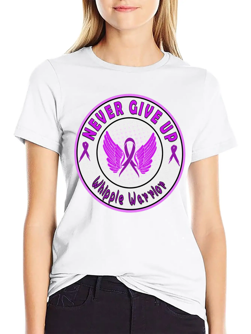 Whipple Awareness Stylish Everyday T-Shirt – Unisex Basic Cotton Tee