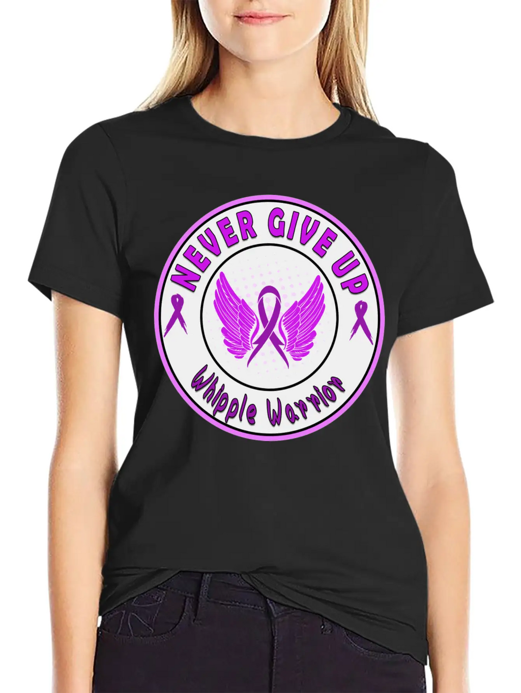 Whipple Awareness Stylish Everyday T-Shirt – Unisex Basic Cotton Tee