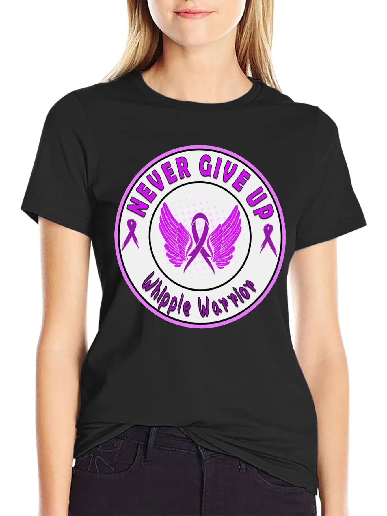 Whipple Awareness Stylish Everyday T-Shirt – Unisex Basic Cotton Tee