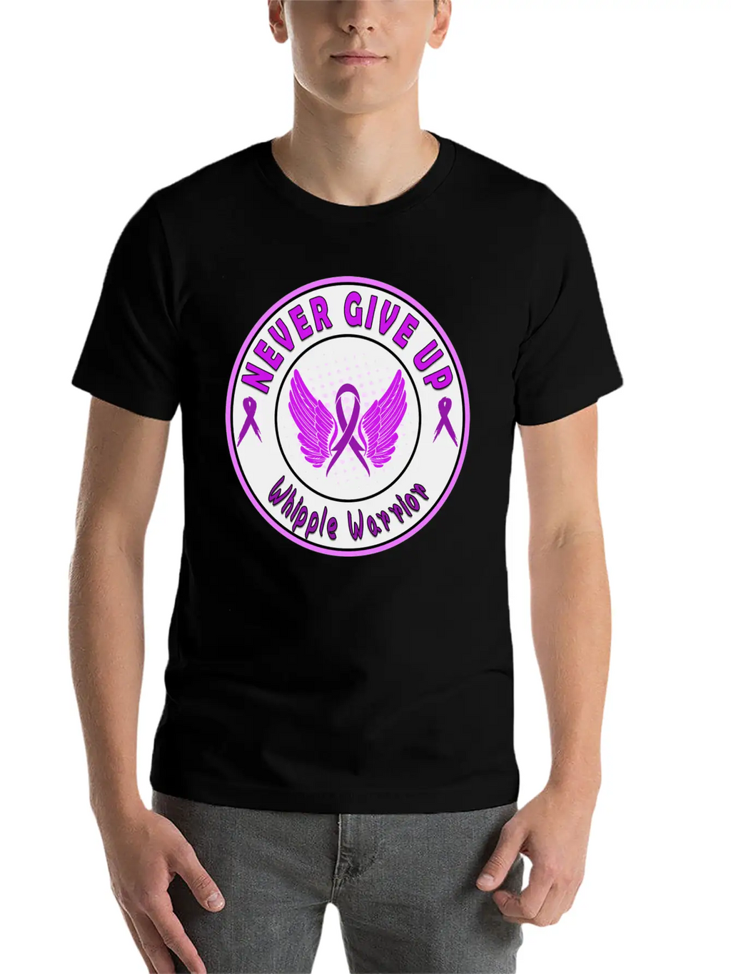 Whipple Awareness Stylish Everyday T-Shirt – Unisex Basic Cotton Tee