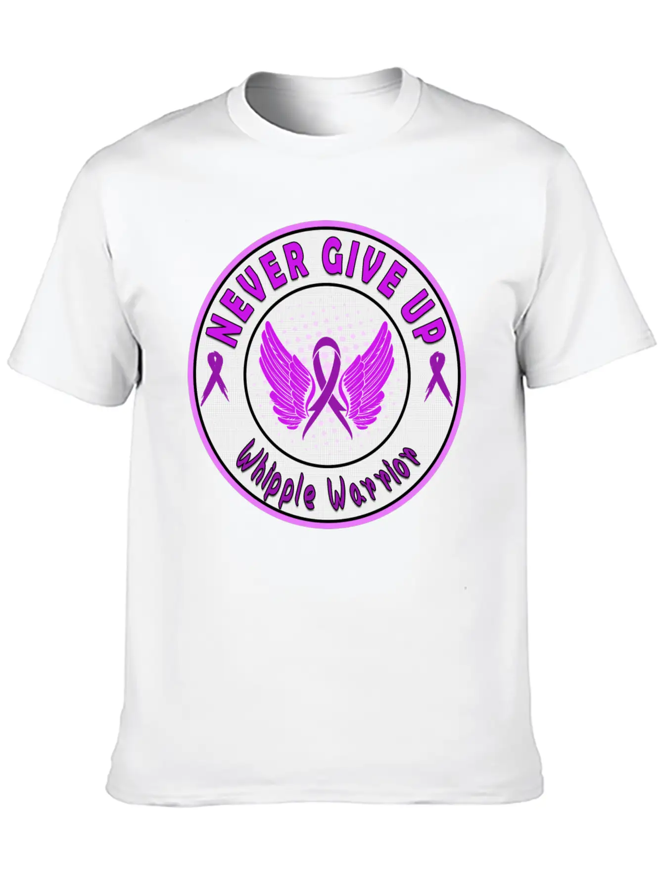 Whipple Awareness Stylish Everyday T-Shirt – Unisex Basic Cotton Tee