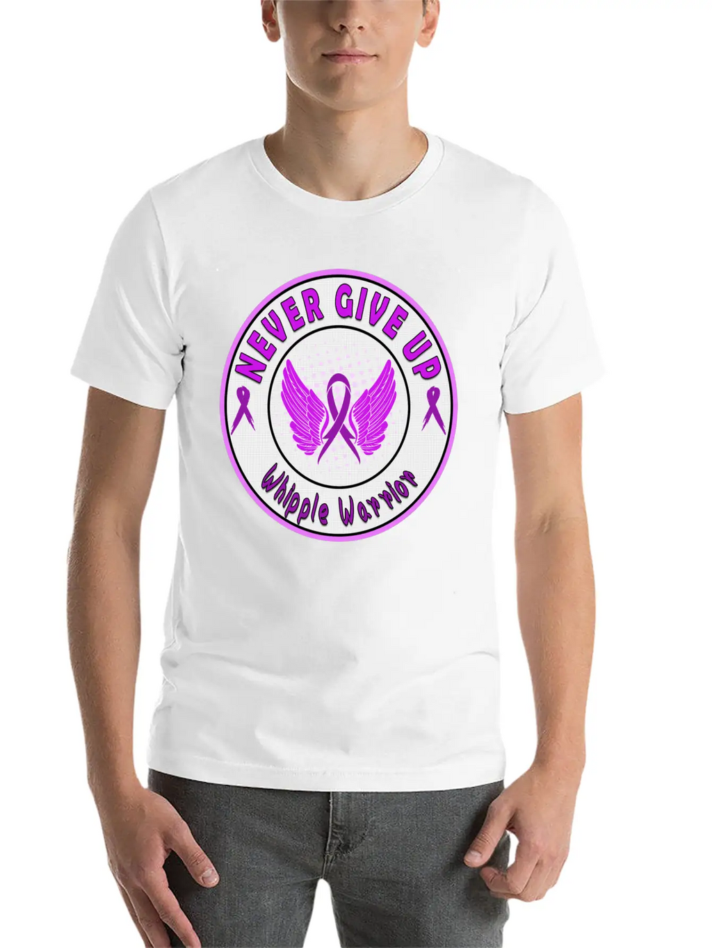 Whipple Awareness Stylish Everyday T-Shirt – Unisex Basic Cotton Tee