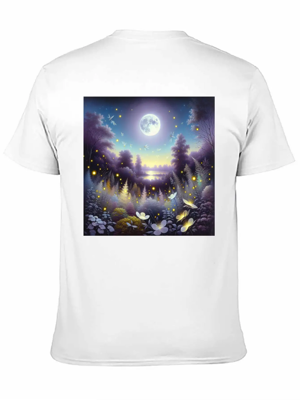 Whispers Of Twilight Classic Cotton Tee – Unisex Comfort For Any Season