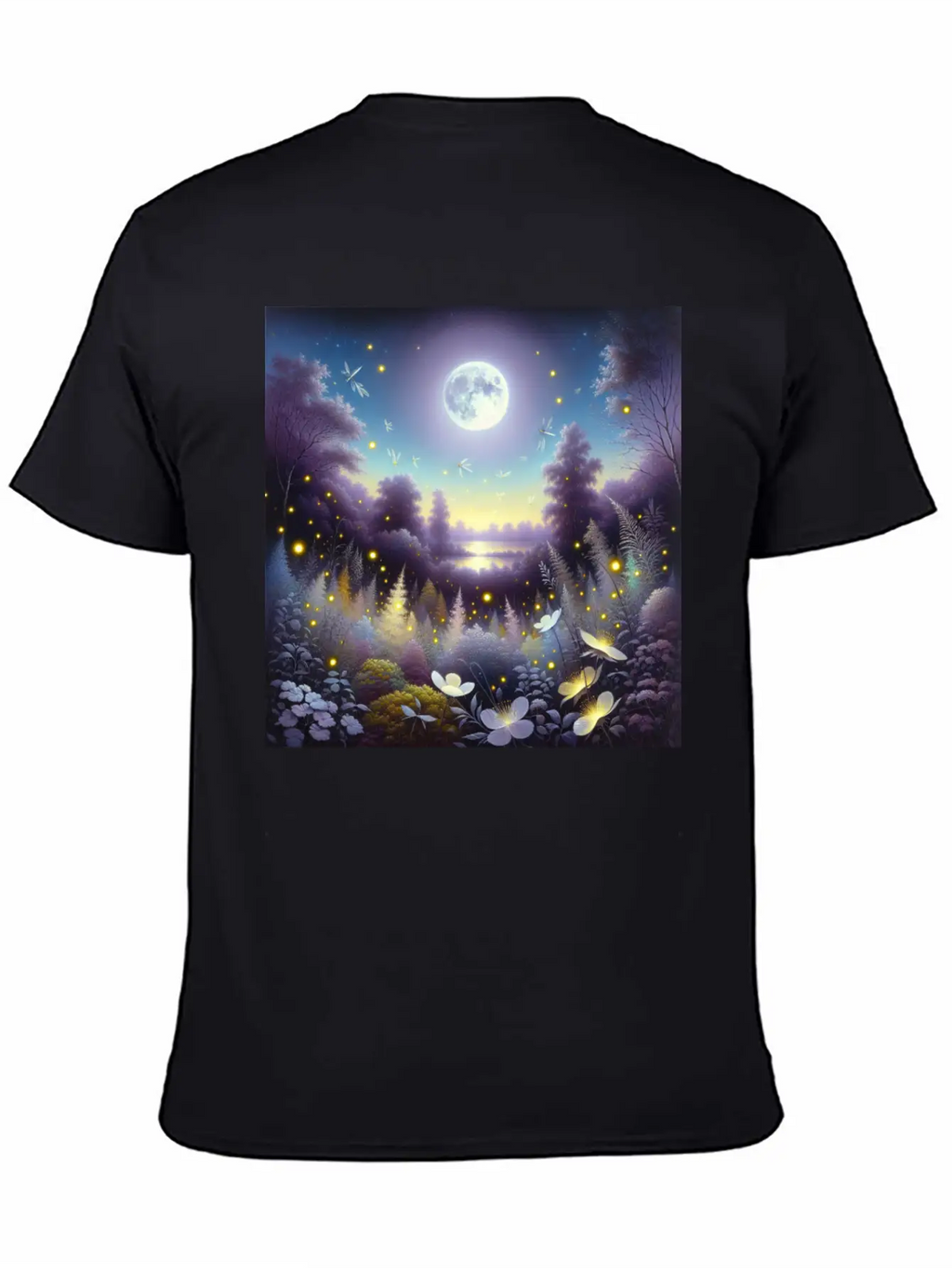 Whispers Of Twilight Classic Cotton Tee – Unisex Comfort For Any Season