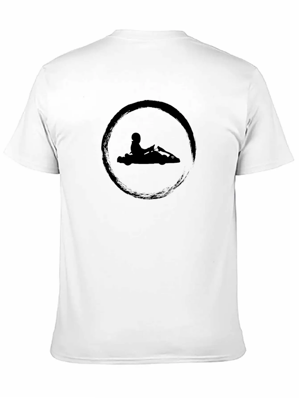 White Cart Unisex Casual T-Shirt – Clean Design For Daily Comfort