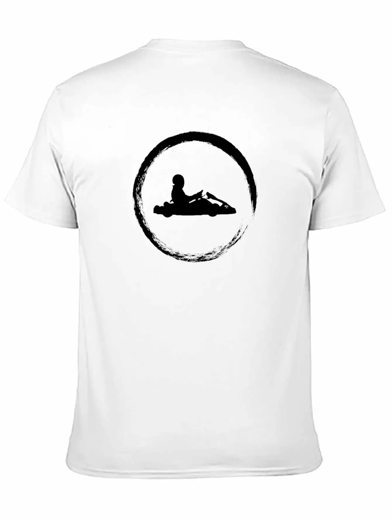 White Cart Unisex Casual T-Shirt – Clean Design For Daily Comfort