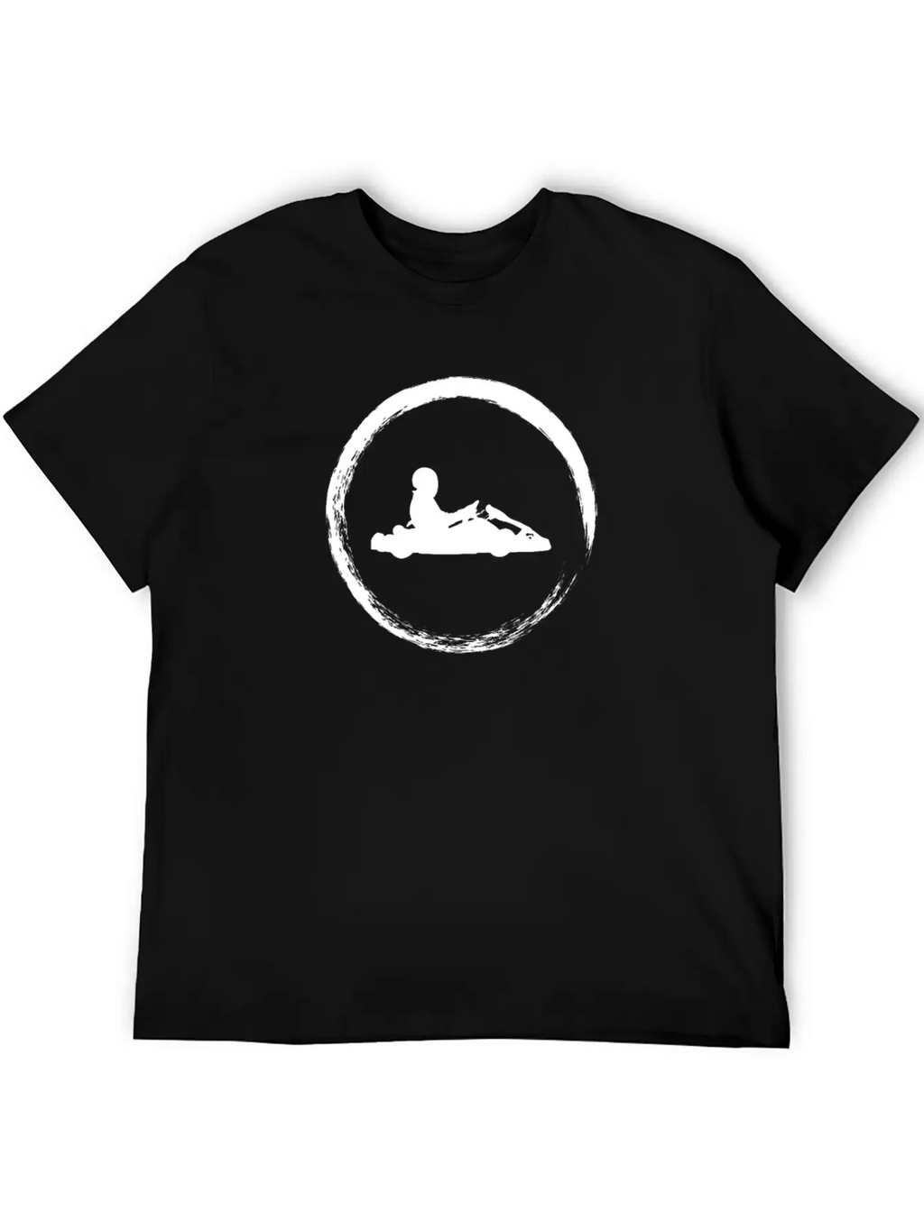White Cart Unisex Casual T-Shirt – Clean Design For Daily Comfort