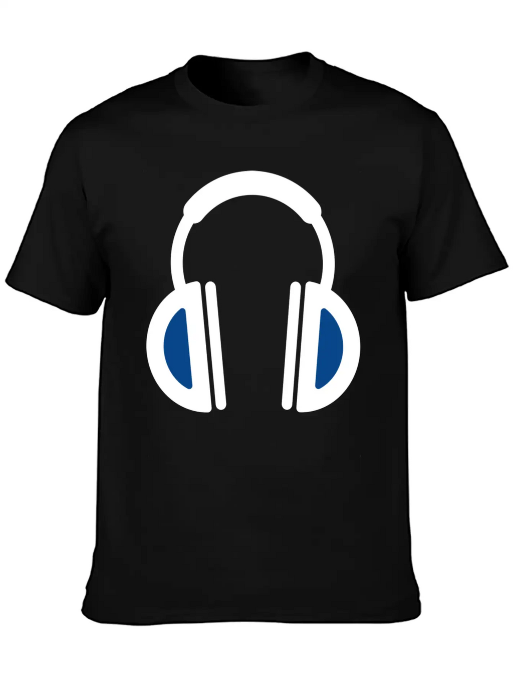 White Headphone Icon Unisex Casual T-Shirt – Clean Design For Daily Comfort