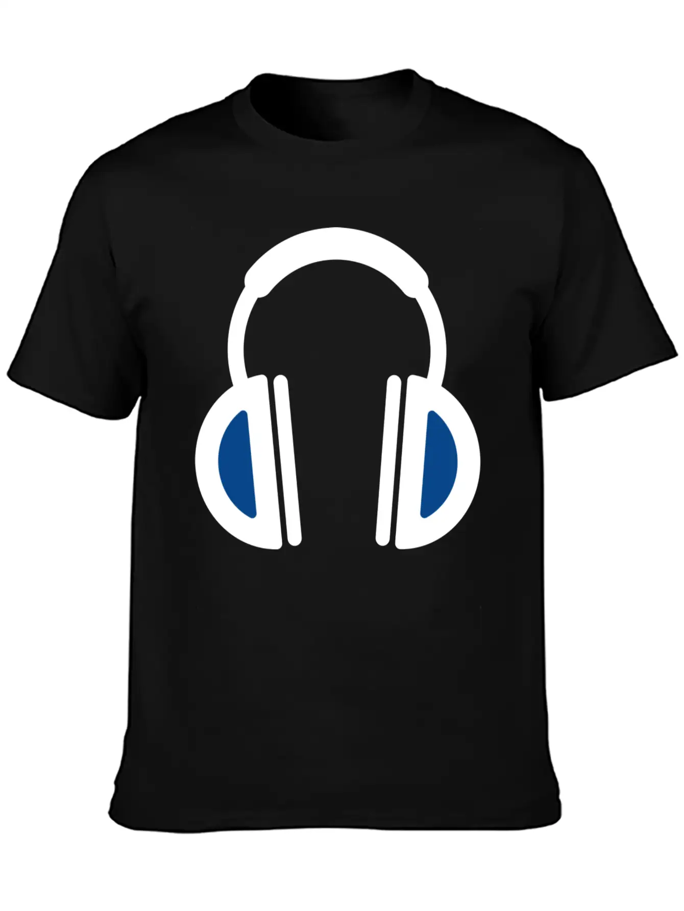 White Headphone Icon Unisex Casual T-Shirt – Clean Design For Daily Comfort