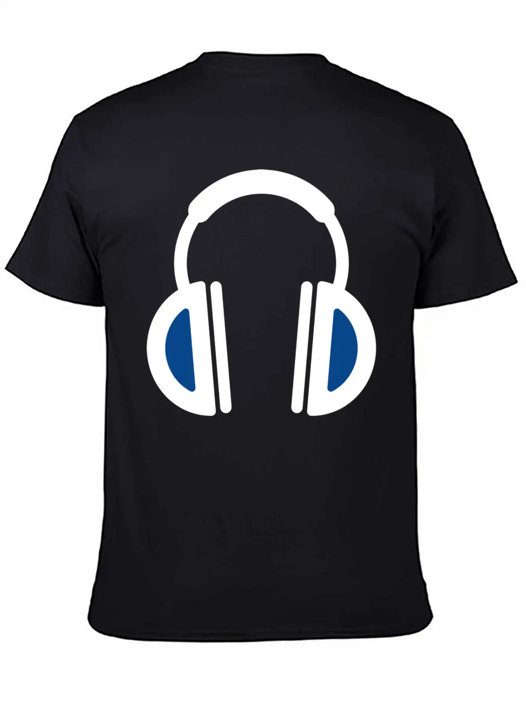 White Headphone Icon Unisex Casual T-Shirt – Clean Design For Daily Comfort