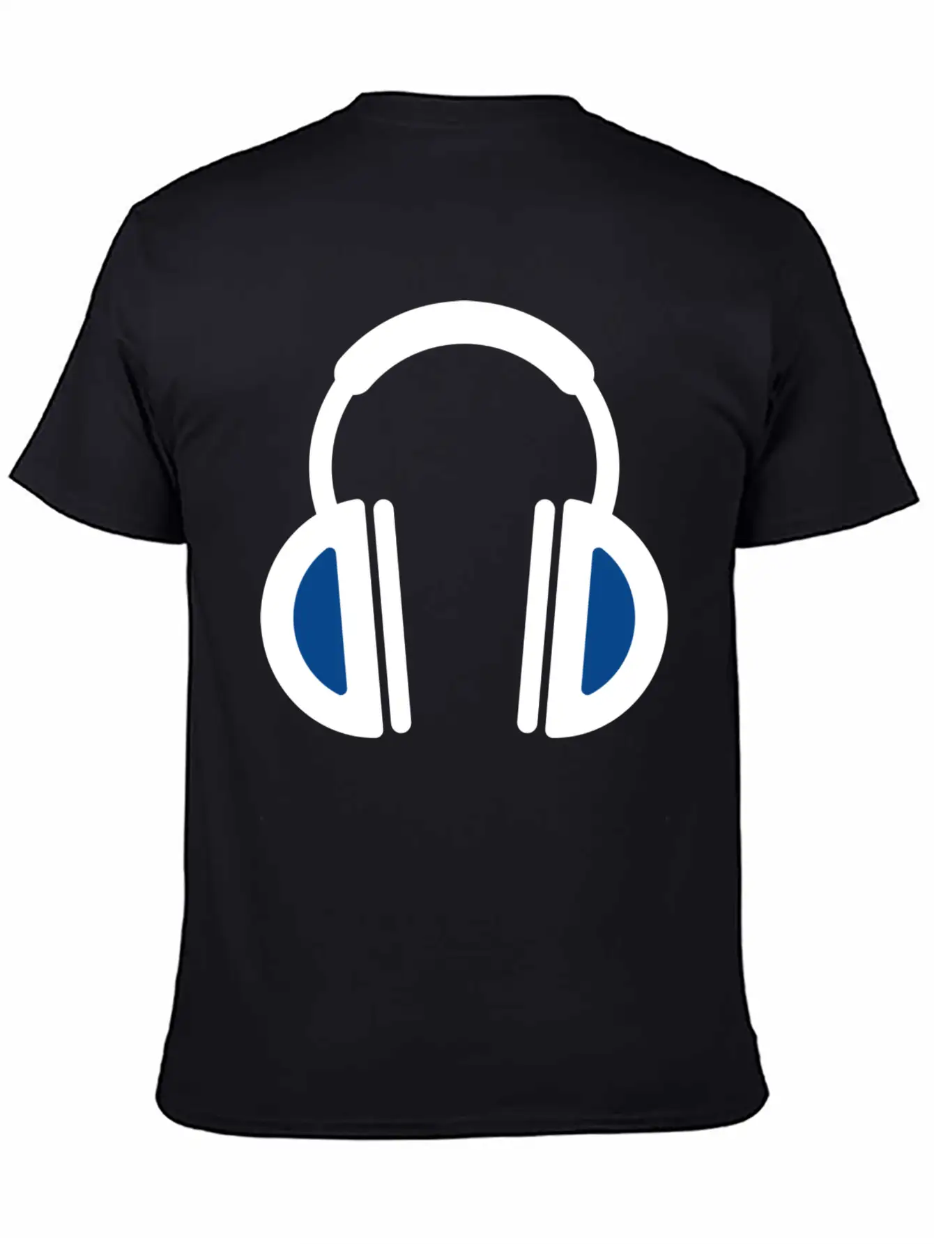 White Headphone Icon Unisex Casual T-Shirt – Clean Design For Daily Comfort