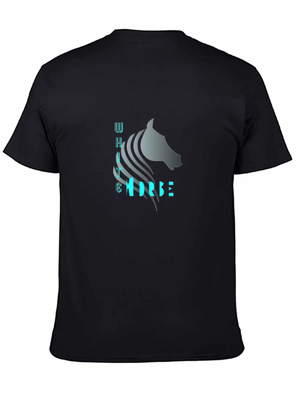 White Horse Breathable Soft Cotton T-Shirt – Timeless Casual Look