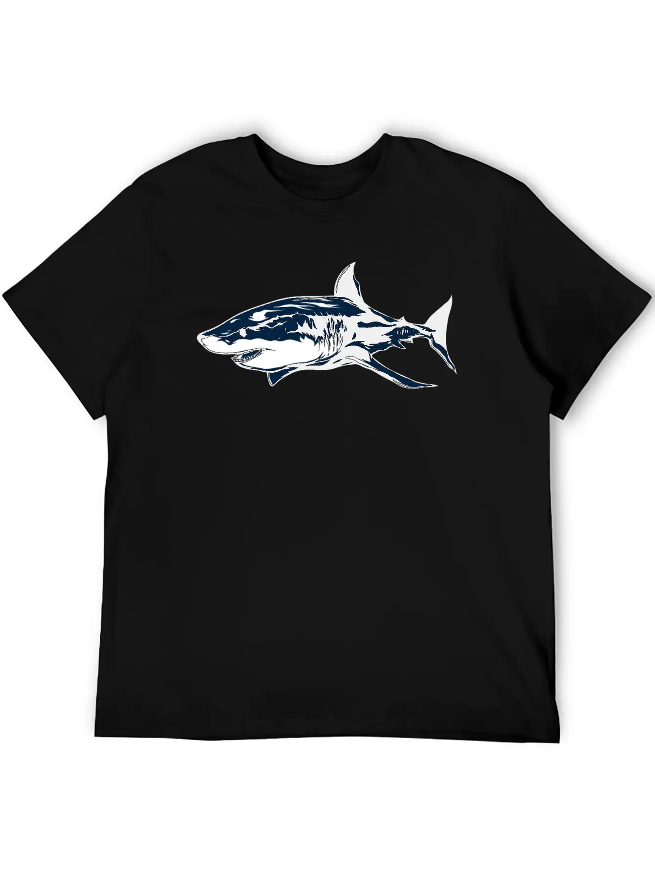 White Shark Classic Cotton Tee – Unisex Comfort For Any Season