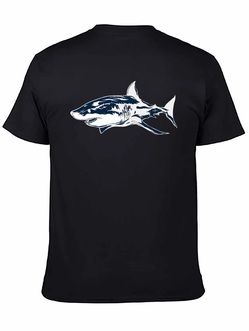 White Shark Classic Cotton Tee – Unisex Comfort For Any Season