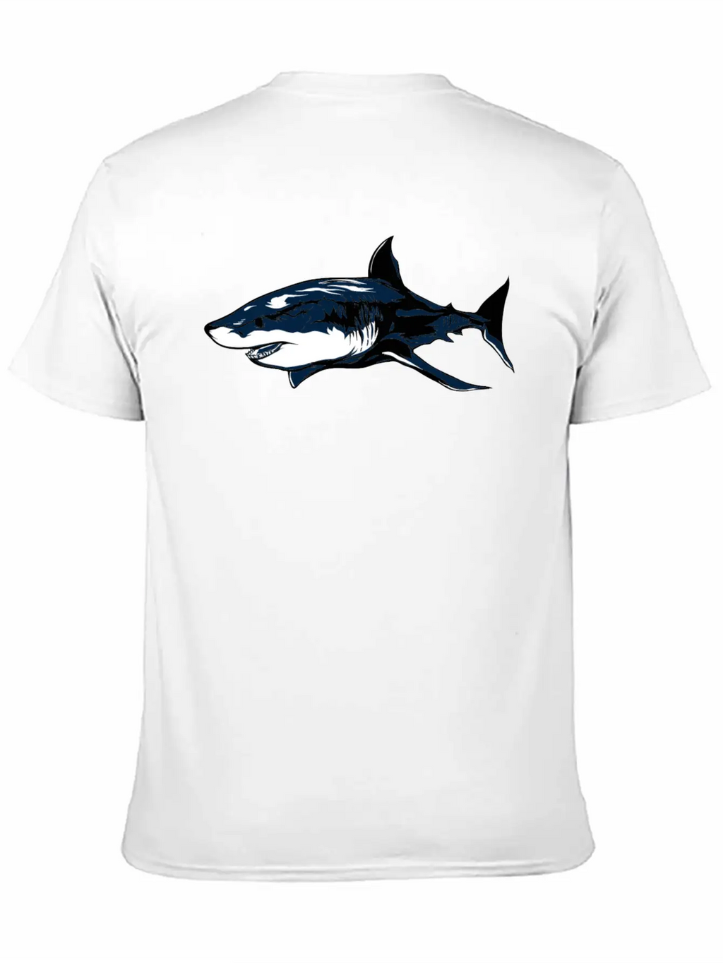 White Shark Classic Cotton Tee – Unisex Comfort For Any Season