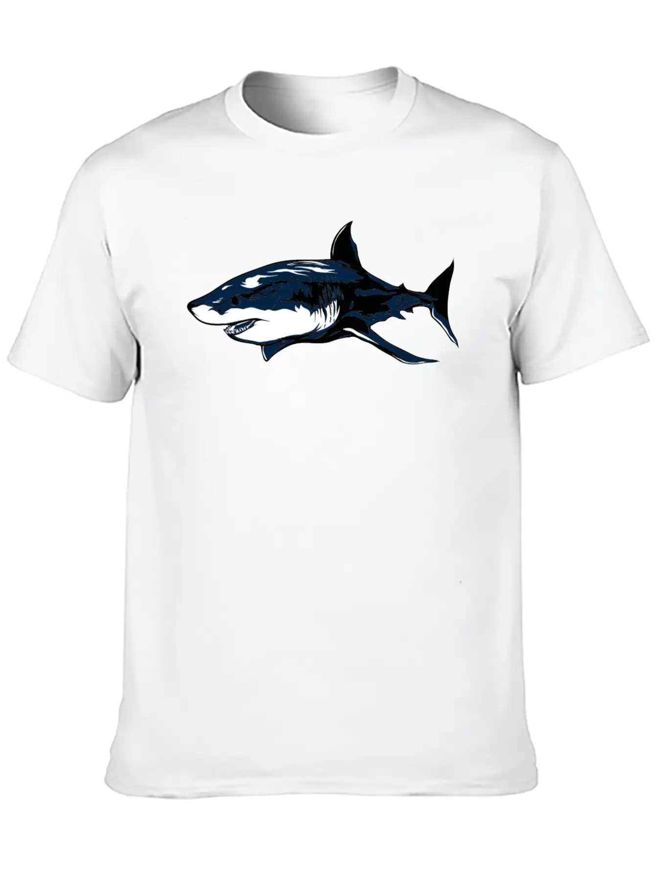 White Shark Classic Cotton Tee – Unisex Comfort For Any Season