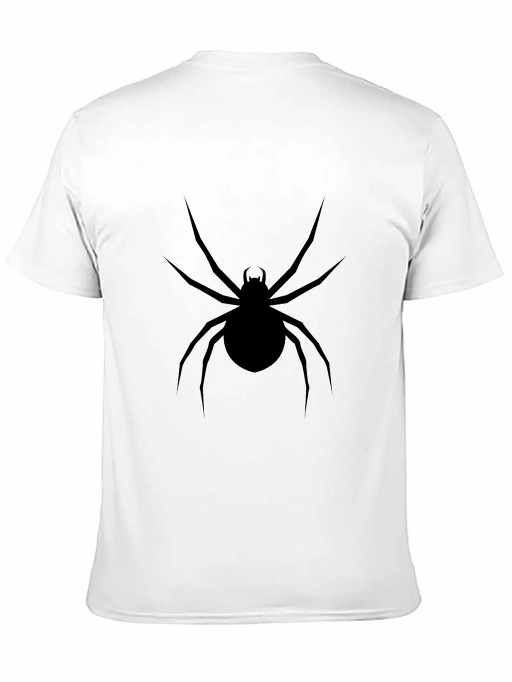 White Spider Eight Legs Scary Halloween Gift Breathable Graphic T-Shirt – Perfect For Casual Days