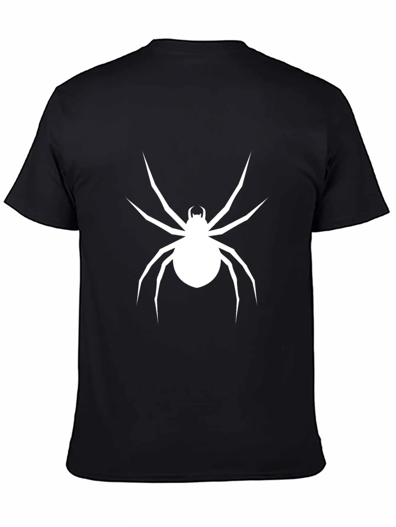 White Spider Eight Legs Scary Halloween Gift Breathable Graphic T-Shirt – Perfect For Casual Days