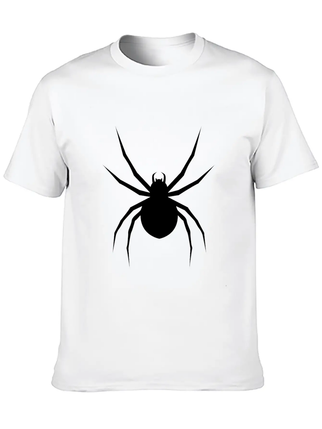White Spider Eight Legs Scary Halloween Gift Breathable Graphic T-Shirt – Perfect For Casual Days